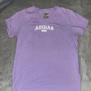 Adidas Lavender Gym Tee